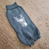 Hundepullover "DEER" grau