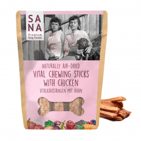 SANADOG Vitalkaustangen Fleisch mit Superfood 150g