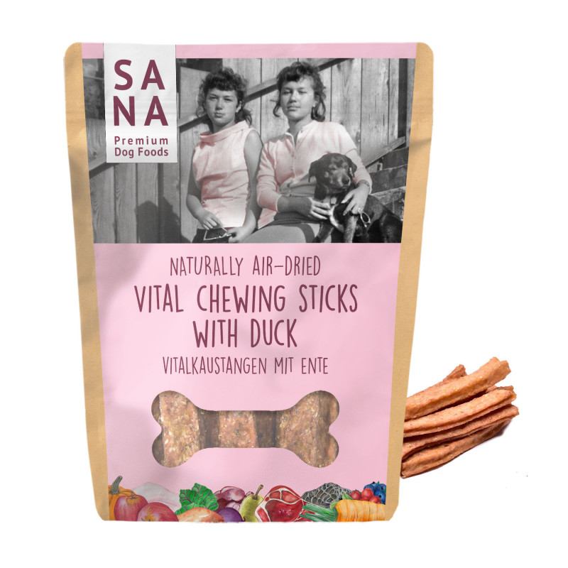 SANADOG Vitalkaustangen Fleisch mit Superfood 150g
