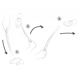 Wurf-Hundespielzeug Grashüpfer, 59 cm