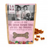 SANADOG Trainingsknöchelchen aus reinem Fleisch mit Superfood 100g