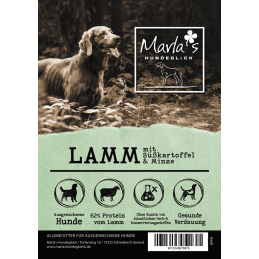 Lamm mit Süßkartoffel & Minze (getreidefrei)
