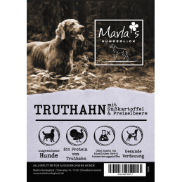 Sen.Hunde light  - Truthahn mit Süßkartoffel & Preiselbeere (getreidefrei)