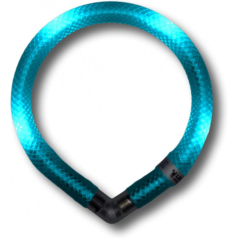 LEUCHTIE Mini I LED Halsband extra für kleine Hunde - türkis