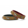 Halsband Dackel Veloursleder