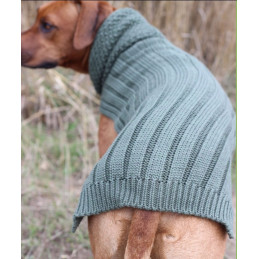Jumper CLASSY - Olive - 100 % Merino-Wolle