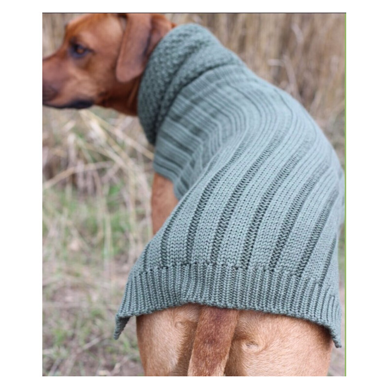 Jumper CLASSY - Olive - 100 % Merino-Wolle