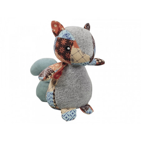 Plüsch Eichhörnchen "Patchwork" 20 cm