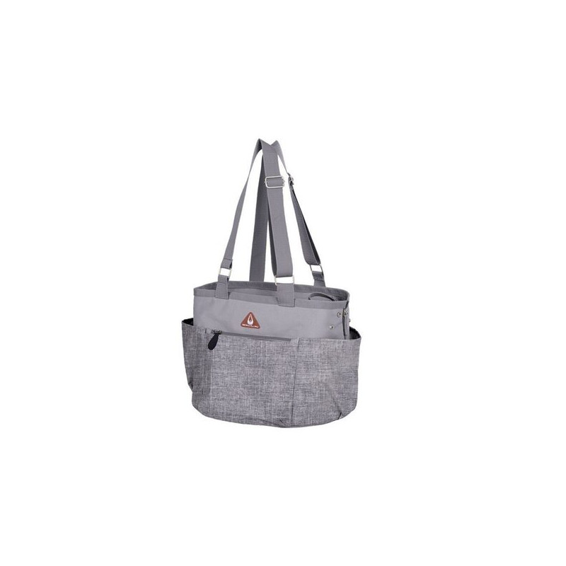 Tasche "DELOS" grau melange 37x30x27cm