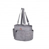 Tasche "DELOS" grau melange 37x30x27cm