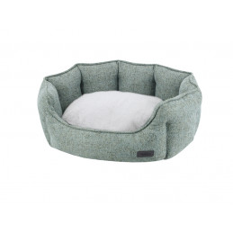 Komfort Bett oval "NEVIS" grün