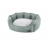 Komfort Bett oval "NEVIS" grün