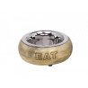 Edelstahlnapf "EAT" mit Holzring