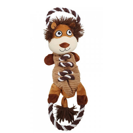 Plüschtier Löwe mit Seil 47cm