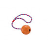 Vollgummi Ball mit Glocke und Seil
