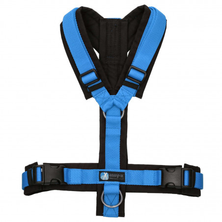 Brustgeschirr Fun schwarz/ blau