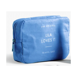 LILA LOVES IT Beauty Bag farb. Sortiert (Blau / Rosa/ Grau)
