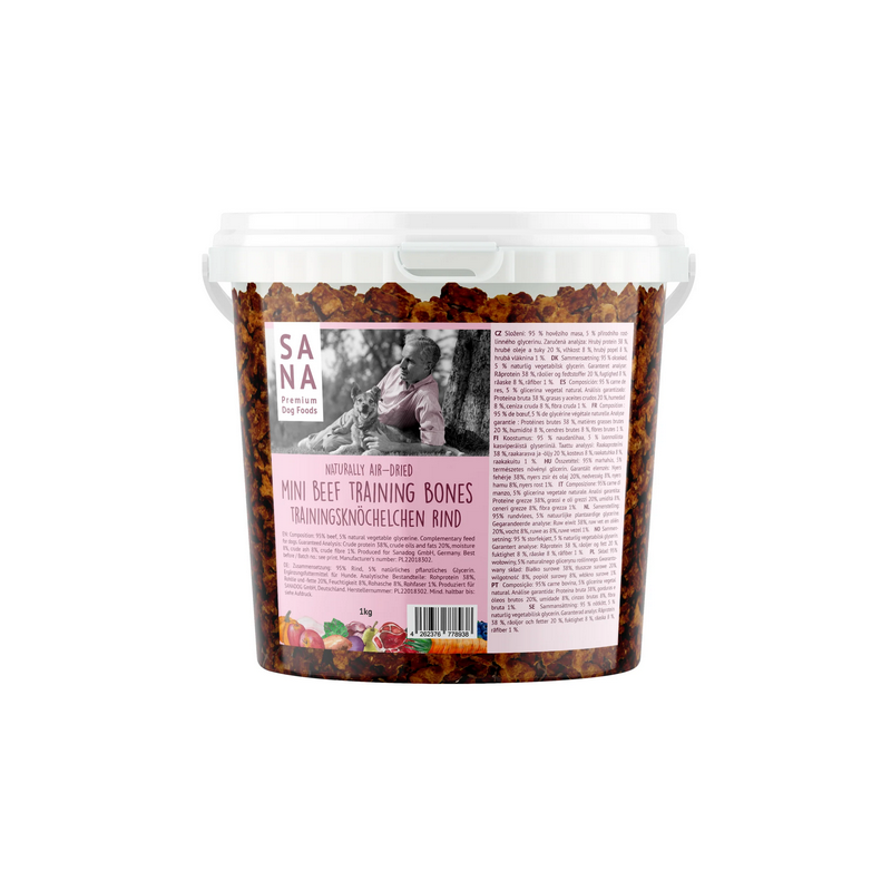 Trainingsknöchelchen Rind (1kg-Eimer)