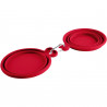 Hunter Silikon Reisenapf List 350/750 ml, rot
