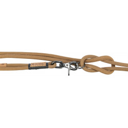 V-Leine BE NORDIC Veloursleder, rundgenäht braun