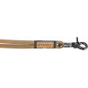 V-Leine BE NORDIC Veloursleder, rundgenäht braun