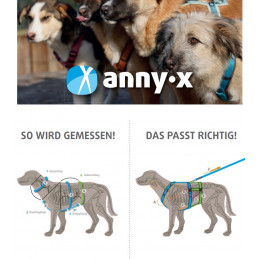 anny-x Limited Edition Brustgeschirr FUN fire