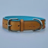 kay-line Leder Halsband - ZICZAC Türkis
