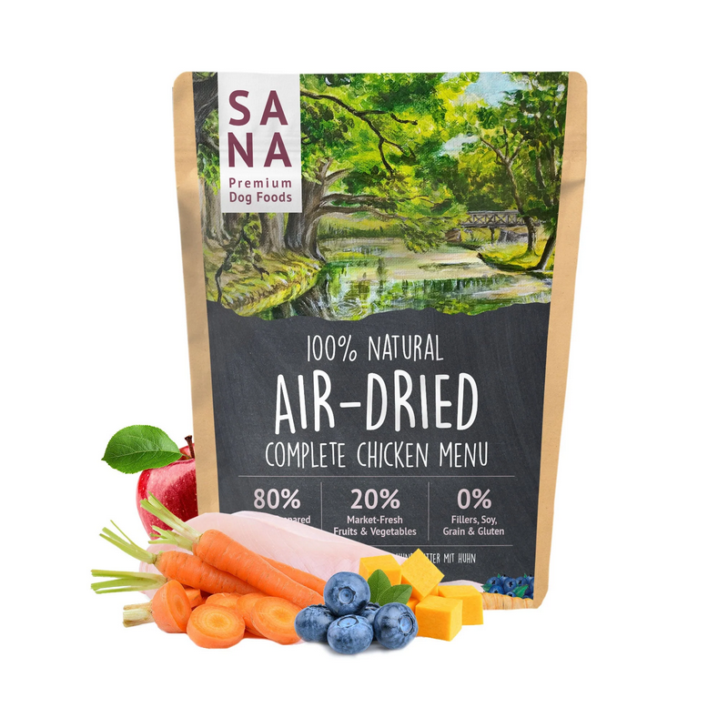 HUHN Trocken BARF Menü SANADOG