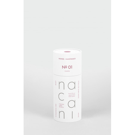 No 01 - nacanis Huhn - Hunde - Hanfsnack - 60 Stk.