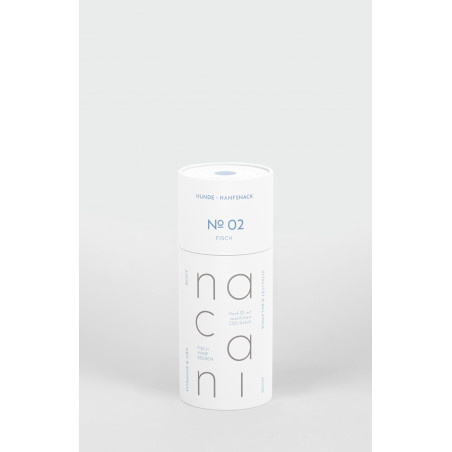 No 02 - nacanis Fisch- Hunde - Hanfsnack - 60 Stk.