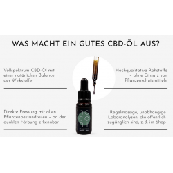 Nacani CBD-Öl Vollspektrum Hanföl 2,8% - 10ml