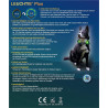 LEUCHTIE Plus - LED Halsband für Hunde - eisblau