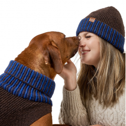 Hundepullover Odense mit Mütze (Set) - HUNTER