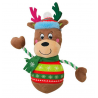 Xmas Rentier-Plüschfigur mit Knotenseil