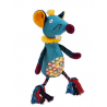 Plüsch Maus mit Seil 41cm