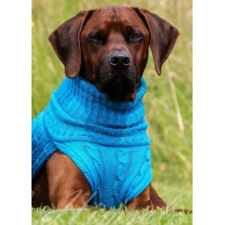 JUMPER - TÜRKIS -100 % Wolle vom Merino Schaf