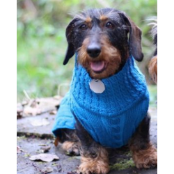 JUMPER - TÜRKIS -100 % Wolle vom Merino Schaf