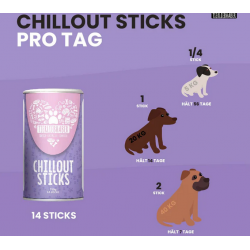 Chillout Sticks für Hunde Probe - 25g