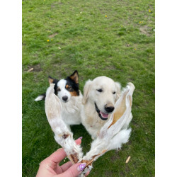 Kaninchen-Ohren Premium Qualität mit Fell 100g