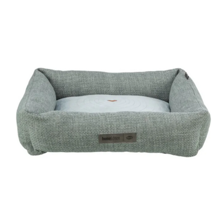 Bett Viviana, eckig, blau-grau HOME Edition