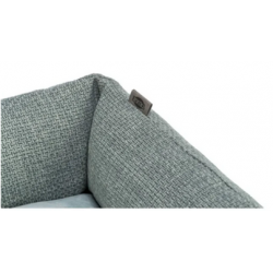 Bett Viviana, eckig, blau-grau HOME Edition