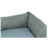 Bett Viviana, eckig, blau-grau HOME Edition