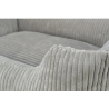 Vital Bett Jonna, Cordplüsch, eckig, grau SOFT Edition
