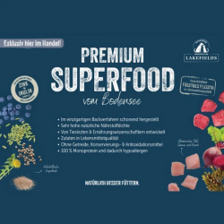 Lakefields® SUPERFOOD Premium Sticks Frisches Wild - 130g