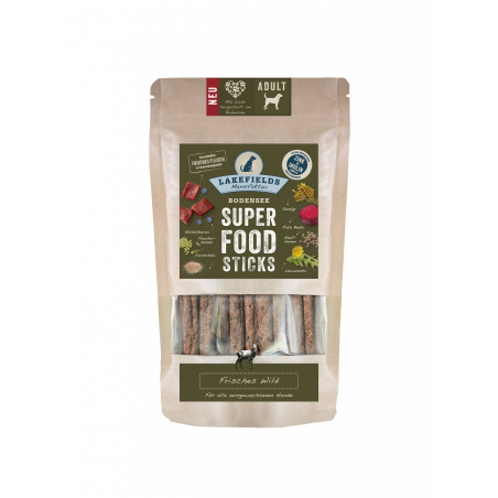 Lakefields® SUPERFOOD Premium Sticks Frisches Wild - 130g