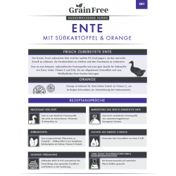 Ente mit Süßkartoffel & Orange (getreidefrei)