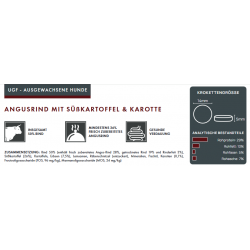 Angus-Rind mit Süßkartoffel & Karotte (getreidefrei)
