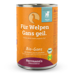 Herrmann's Selection Puppy Bio Gans+Kürbis+Kartoffel