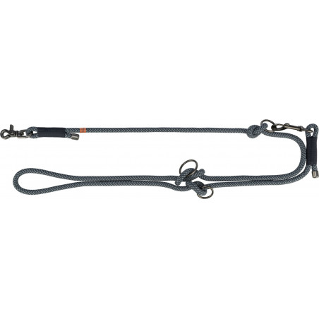Trixie Soft Rope V-Leine - schwarz/grau