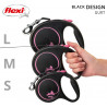 flexi BLACK DESIGN, Gurt rosa